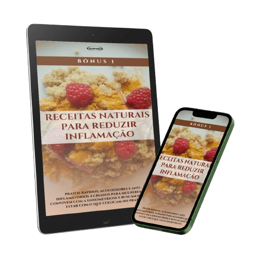Mockup do Bônus 1 - Receitas Naturais para Reduzir Inflamação