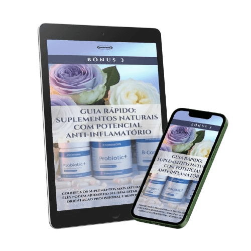 Mockup do Bônus 3 - Guia Rápido Suplementos Naturais Anti-Inflamatórios